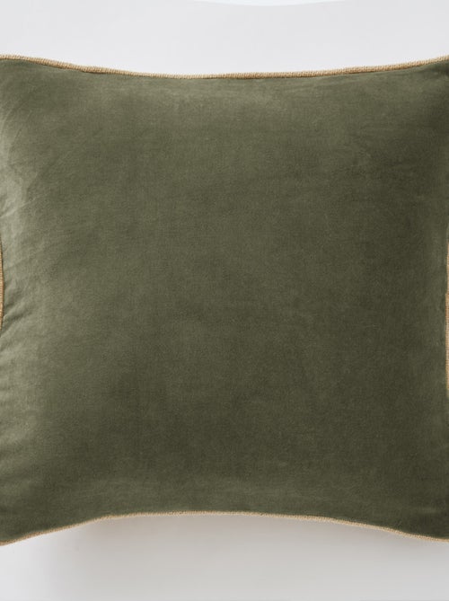 Coussin - L'effet papillon - 100% Velours de coton - Kiabi
