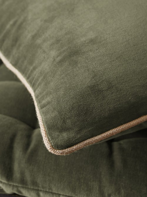 Coussin - L'effet papillon - 100% Velours de coton - Kiabi