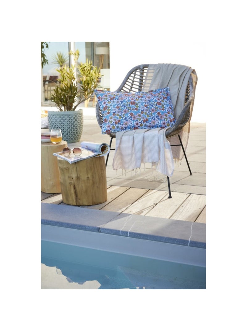 Coussin - L'effet papillon - Coton Blanc cassé - Kiabi