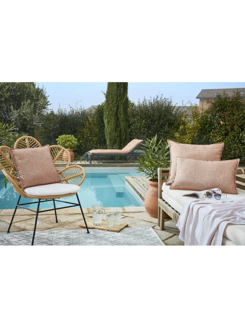 Coussin - L'effet papillon - Coton Corail - Kiabi