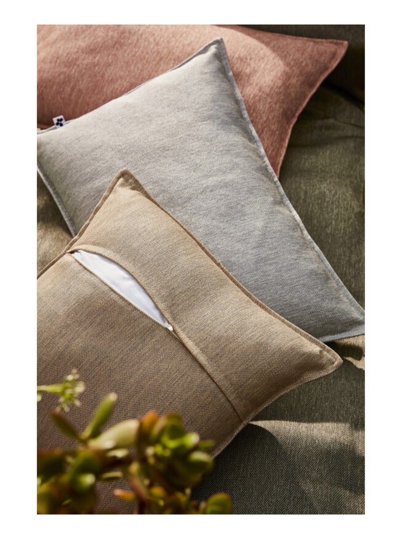 Coussin - L'effet papillon - Coton Gris - Kiabi