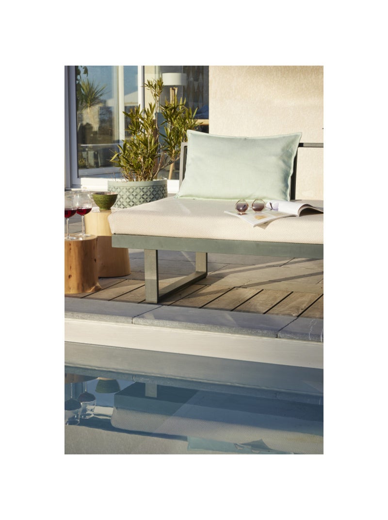 Coussin - L'effet papillon - Coton Gris taupe - Kiabi