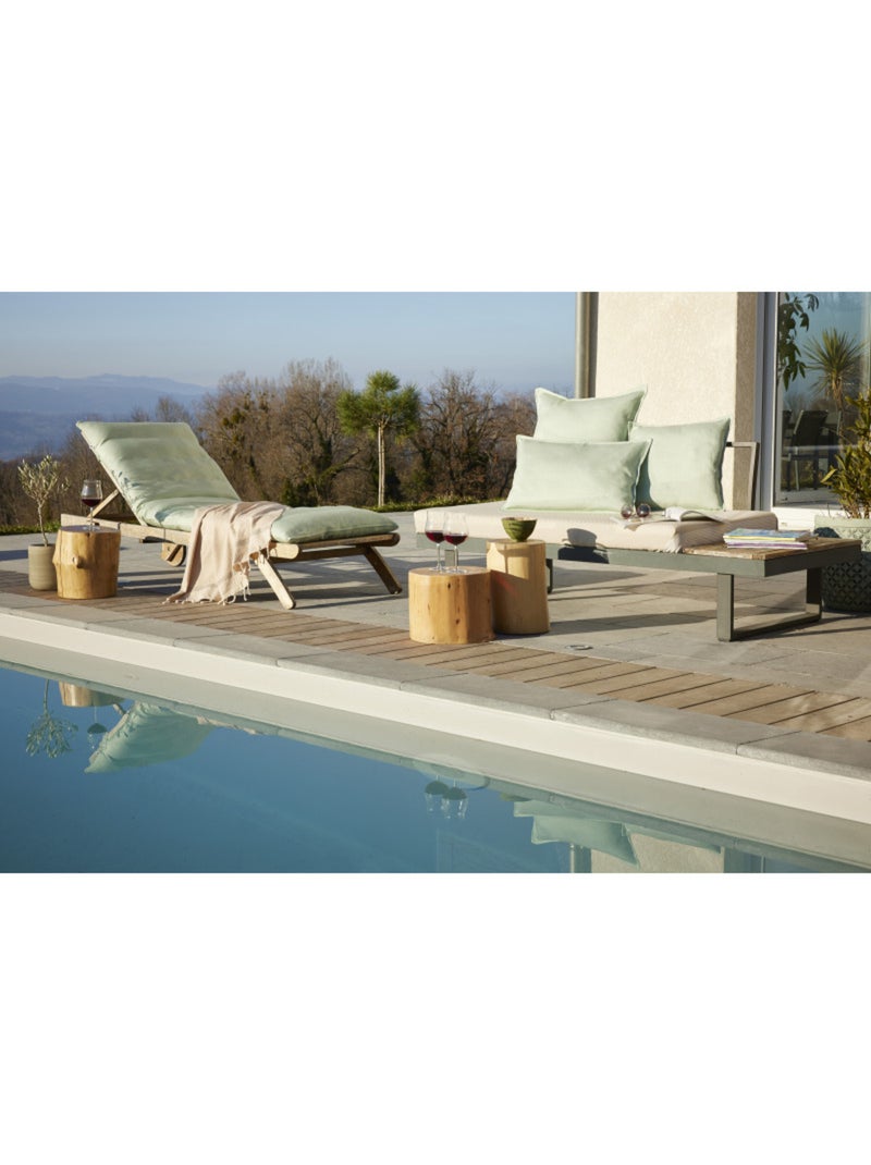 Coussin - L'effet papillon - Coton Gris taupe - Kiabi