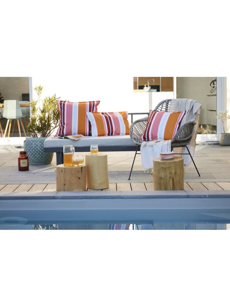 Coussin - L'effet papillon - Coton Orange - Kiabi