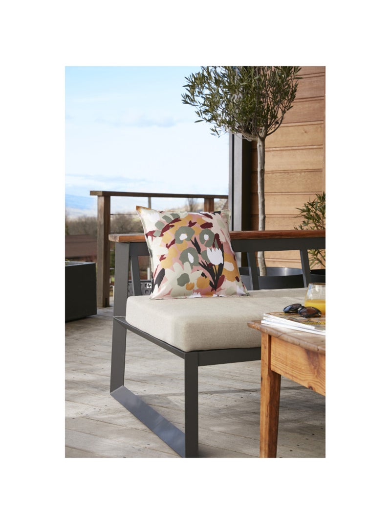 Coussin - L'effet papillon - Coton Vert anis - Kiabi