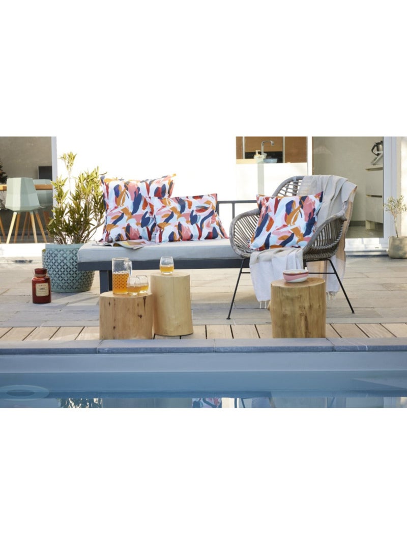 Coussin - L'effet papillon - Coton Vert anis - Kiabi