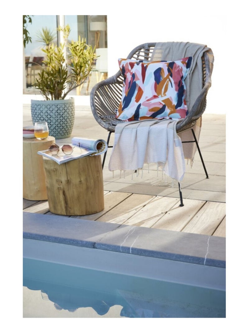 Coussin - L'effet papillon - Lyocell Noir - Kiabi