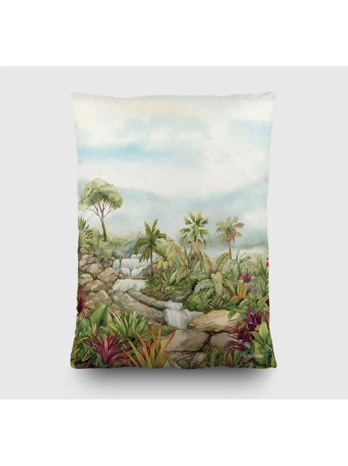 Coussin - Les animaux de la jungle elephant, lion, perroquet - en couleur - 40x40 cm - Kiabi Coussin - Les animaux de la jungle elephant, lion, perroquet - en couleur - 40x40 cm - Kiabi