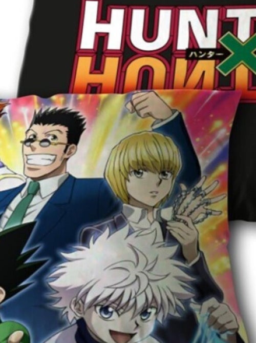 Coussin - multicolore, housse déhoussable et lavable - hunter x hunter - Kiabi Coussin - multicolore, housse déhoussable et lavable - hunter x hunter - Kiabi