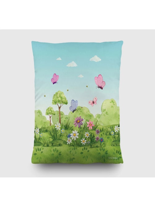 Coussin - ourson, renard, lapin en couleur - 40x40 cm - Kiabi