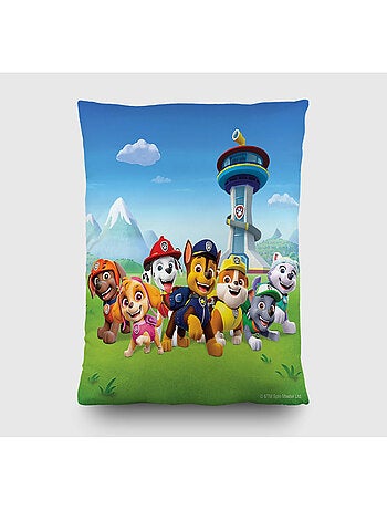 Coussin - Pat' Patrouille courent devant la tour - 40x40 cm