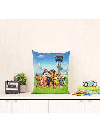 Coussin - Pat' Patrouille courent devant la tour - 40x40 cm
