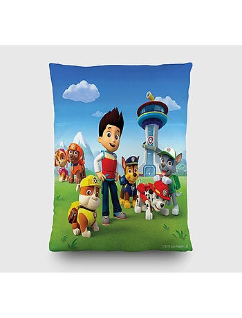 Coussin - Pat' Patrouille devant la tour - 40x40 cm