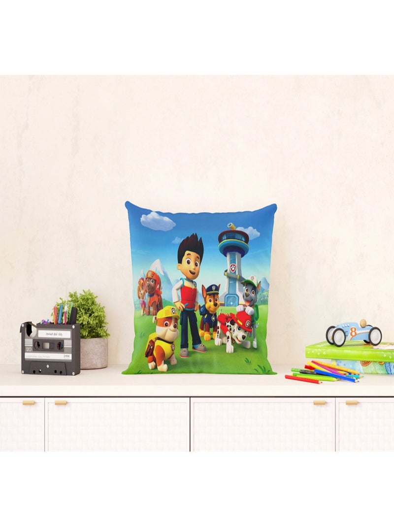 Coussin - Pat' Patrouille devant la tour - 40x40 cm Multicolore - Kiabi