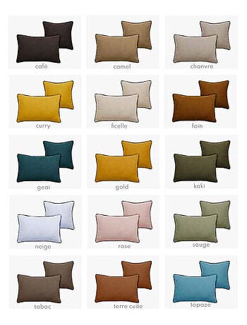 Coussin - Vent du Sud - Lin