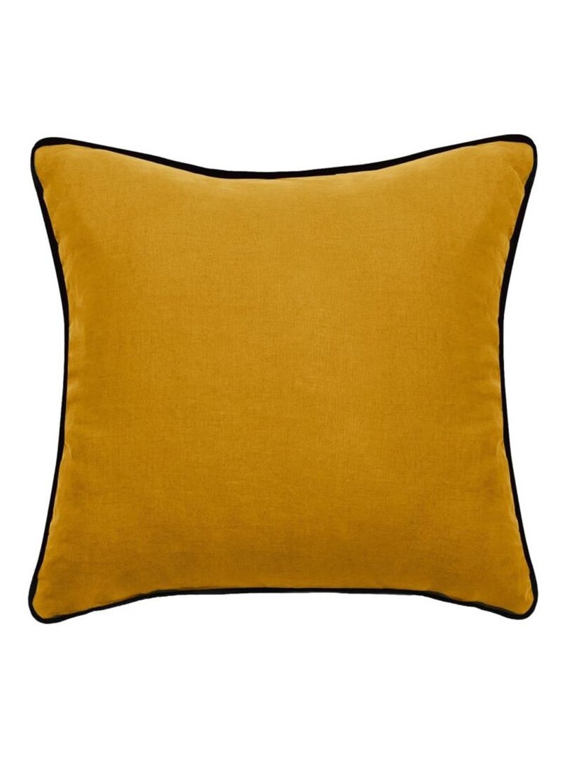 Coussin - Vent du Sud - Lin Doré/or - Kiabi