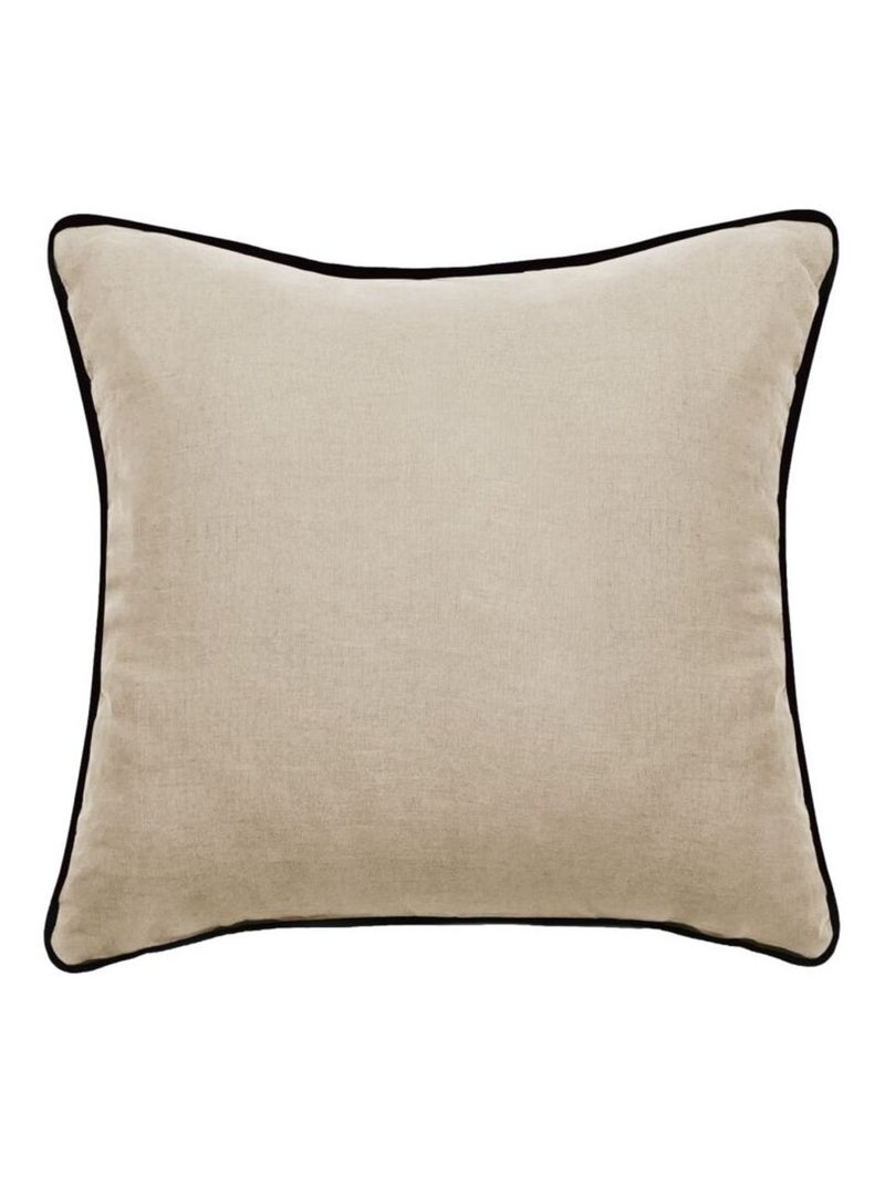 Coussin - Vent du Sud - Lin Marron clair - Kiabi