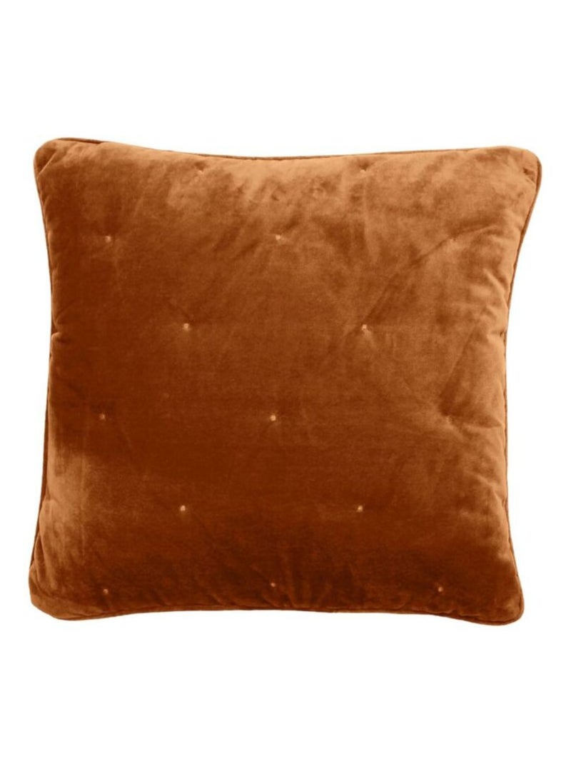 Coussin - Vent du Sud - Velours Camel - Kiabi