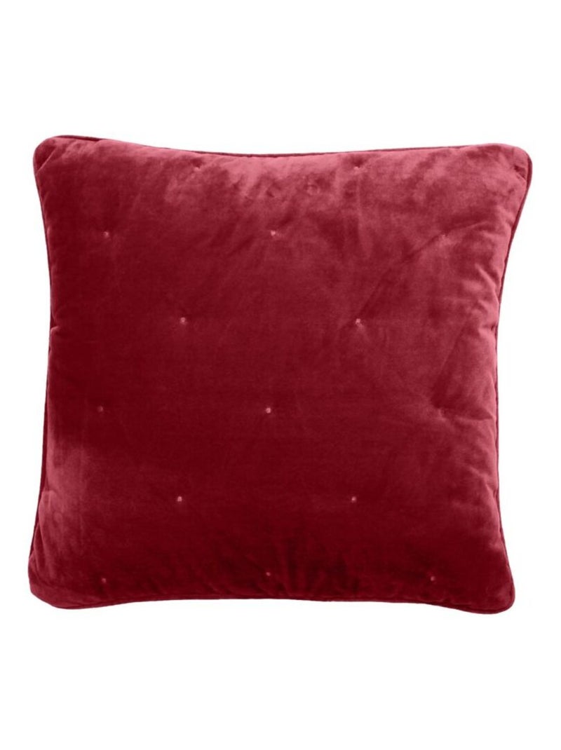 Coussin - Vent du Sud - Velours Rouge - Kiabi