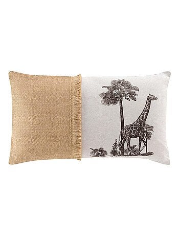 Coussin 30 x 50 cm Girafe de Tokao