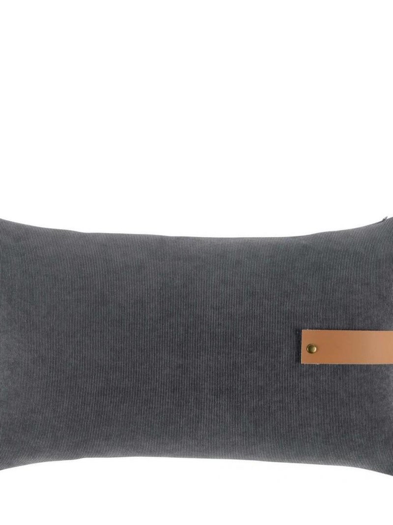Coussin 30 x 50 cm Milleray anthracite Gris - Kiabi