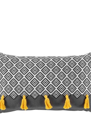 Coussin 30 x 50 cm Neo casa a pompons