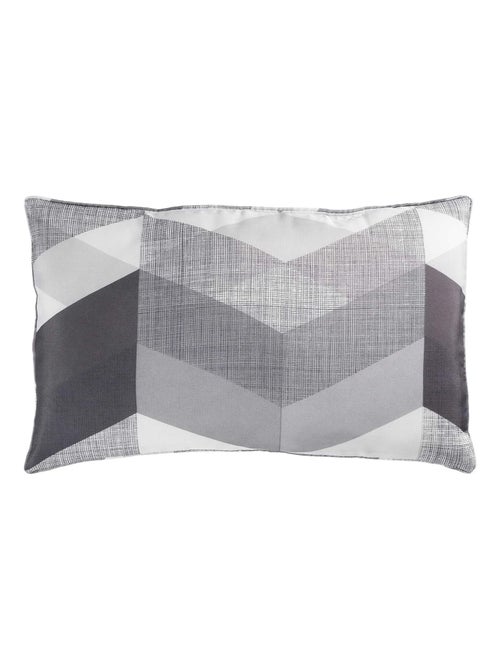 Coussin 30 x 50 cm Ultragraphic gris - Kiabi