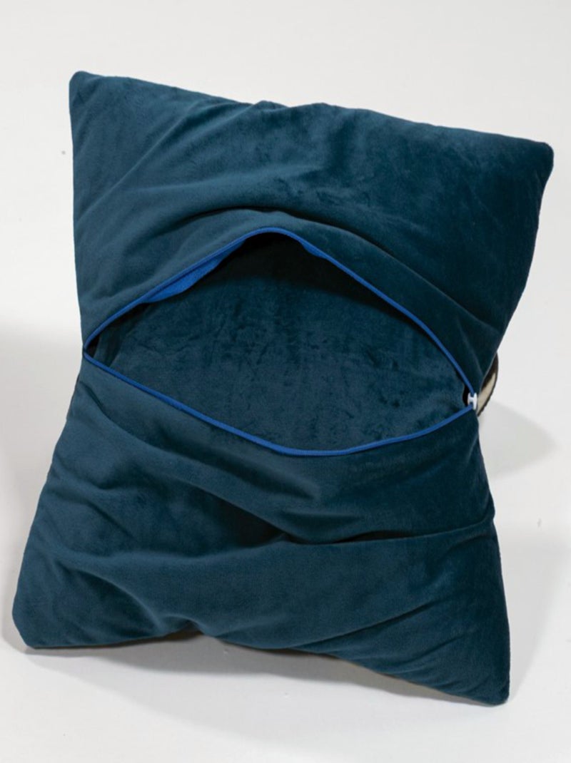 Coussin 35x35 Le Roi Lion Simba, Timon et Pumbaa Bleu - Kiabi