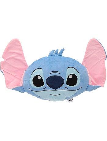 Coussin 3D Disney Stitch joyeux - 100% Polyester