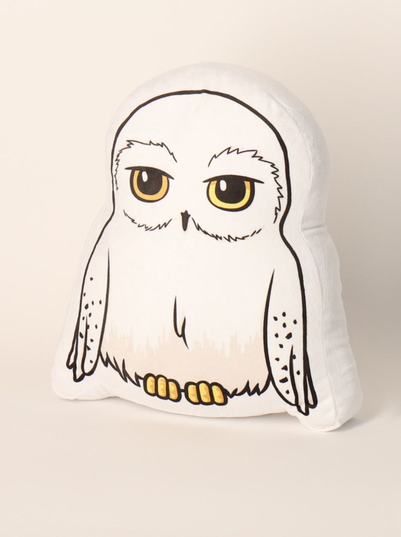 Coussin 3D Harry Potter Hedwige - 100% Polyester Blanc - Kiabi