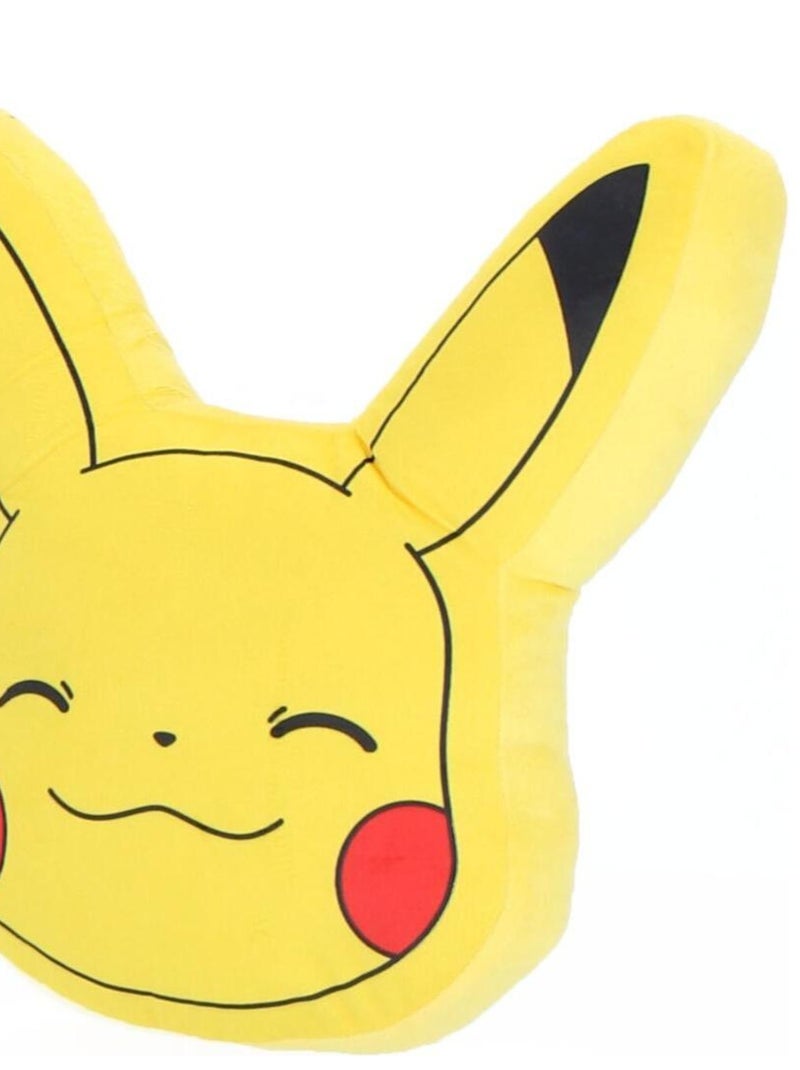 Coussin 3D Pikachu Pokemon - 100% Polyester Jaune - Kiabi