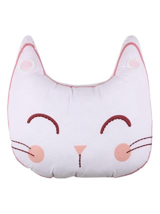 Coussin 40 cm Zoeline tete de chat