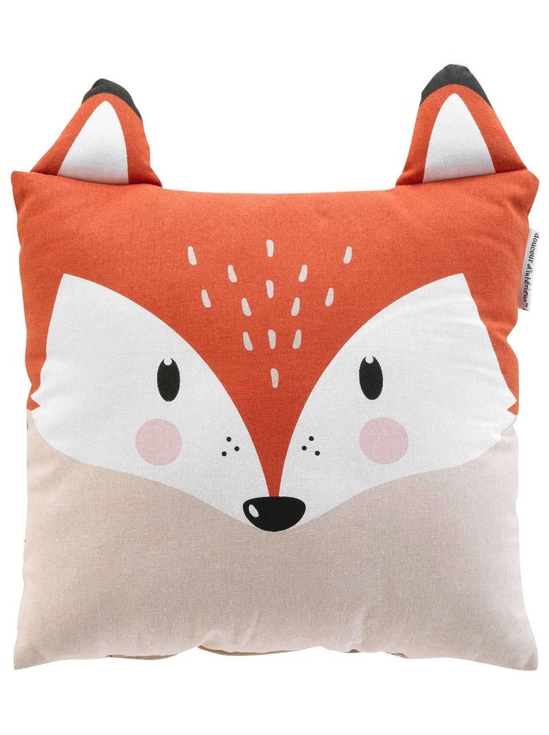 Coussin 40 x 40 cm Roxy le renard Orange - Kiabi