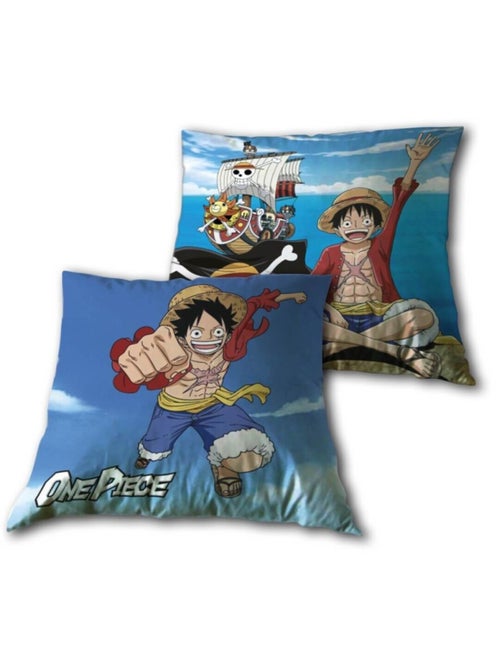 Coussin 40x40 cm - One Piece Luffy accompagner par sont bateau - Kiabi