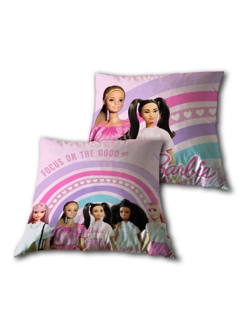 Coussin 40x40 cm Barbie rose - Kiabi Coussin 40x40 cm Barbie rose - Kiabi