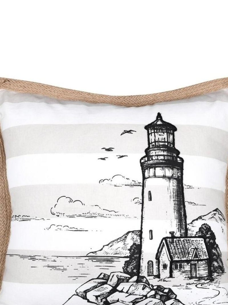 Coussin 40x40 cm Camaret naturel Beige - Kiabi