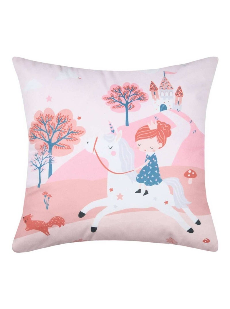 Coussin 40x40 cm Cyrielle rose Rose - Kiabi