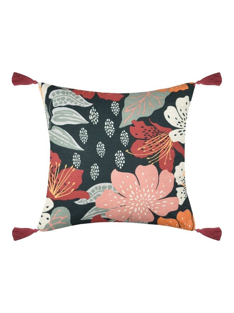 Coussin 40x40 cm Ivanna coton Rouge - Kiabi