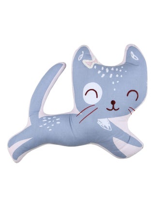 Coussin 45 cm Zoeline forme de chat