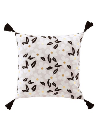 Coussin 45 x 45 cm Darcy fleur or