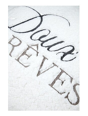 Coussin 45 x 45 cm sherpa doux reves