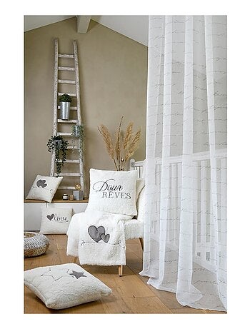 Coussin 45 x 45 cm sherpa doux reves