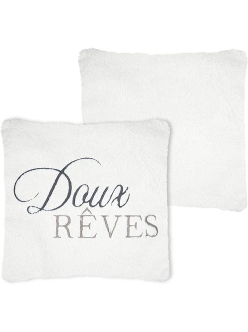 Coussin 45 x 45 cm sherpa doux reves - Kiabi Coussin 45 x 45 cm sherpa doux reves - Kiabi