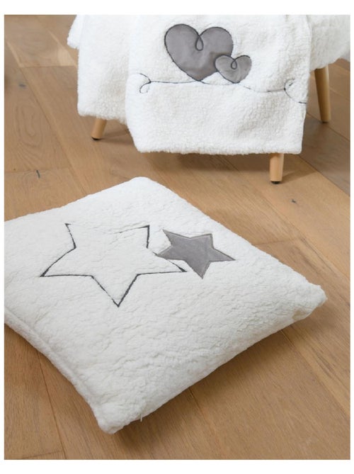 Coussin 45 x 45 cm sherpa doux reves - Kiabi Coussin 45 x 45 cm sherpa doux reves - Kiabi
