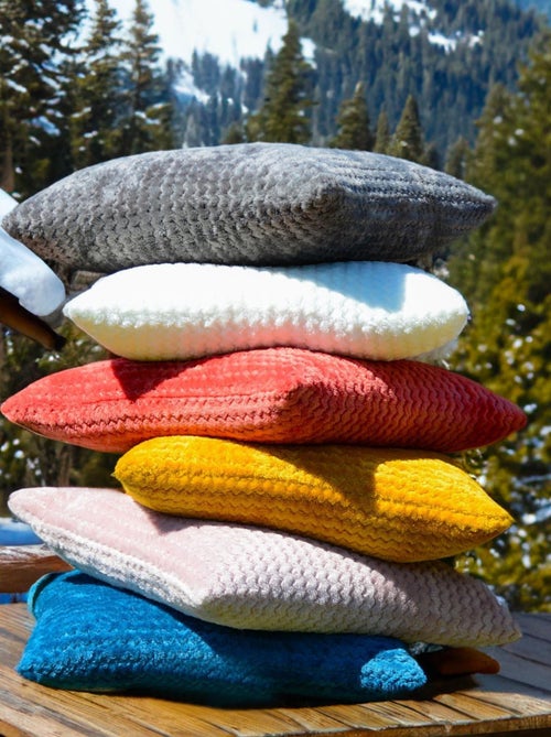 Coussin 45x45 cm COCOONING, par Soleil d'Ocre - Kiabi