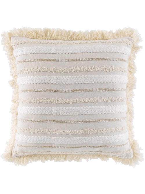 Coussin a franges Atlase - Kiabi