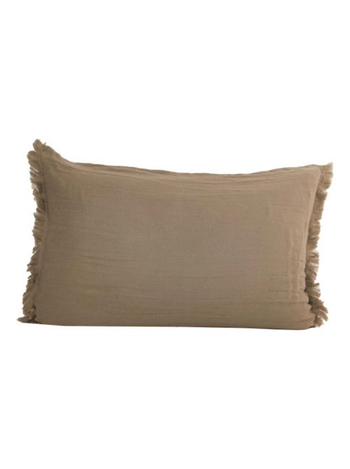 Coussin à franges en coton - Kiabi Coussin à franges en coton - Kiabi