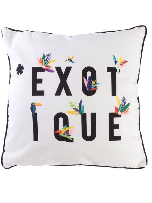 Coussin à message EXOTIC - Kiabi