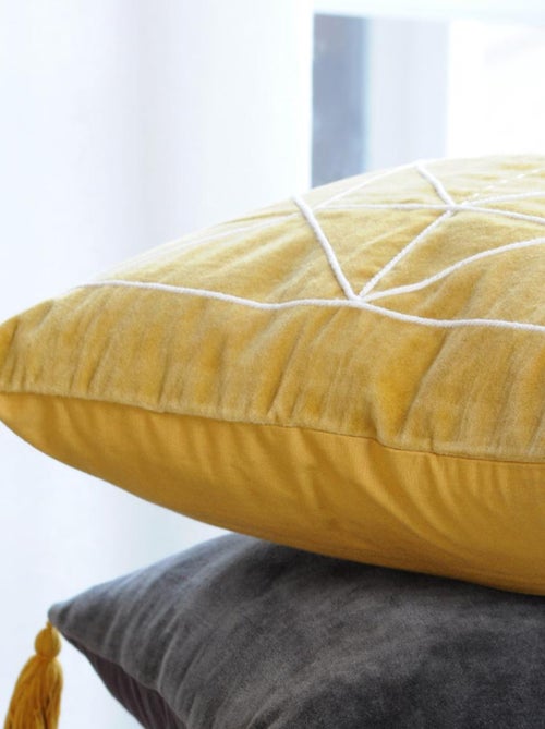 Coussin à motif corde - Kiabi