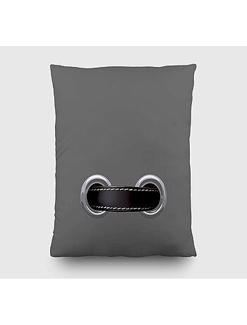 Coussin a motif point et ficèle - 45 cm x 45 cm